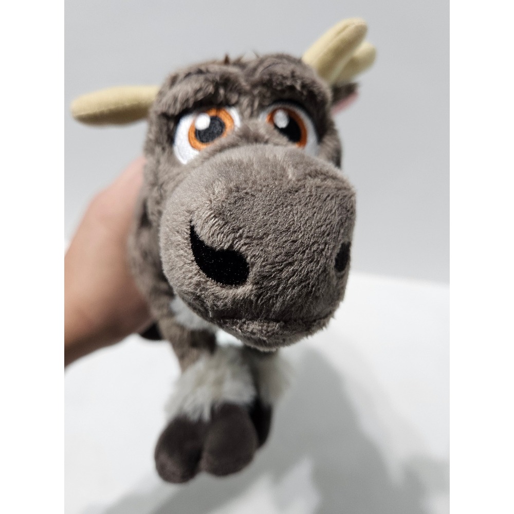 Disney Store Sven Reindeer Plush Toy Brown Frozen Stuffed Animal - Picture 6 of 6